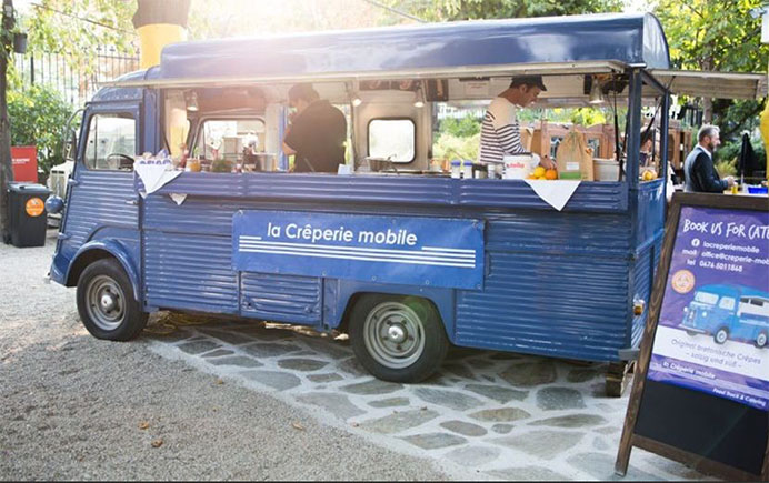 Tages-Pauschale Bartruck „Citroen HY blau“
